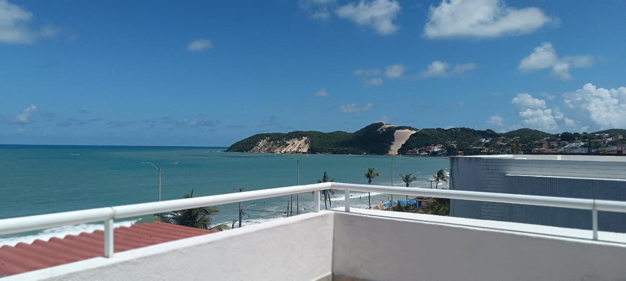 Edy Hospedagens Beira-Mar Flat 310 Com Vista Para O Morro Do Careca, Piscina E Localizacao Privilegiada Натал Екстериор снимка