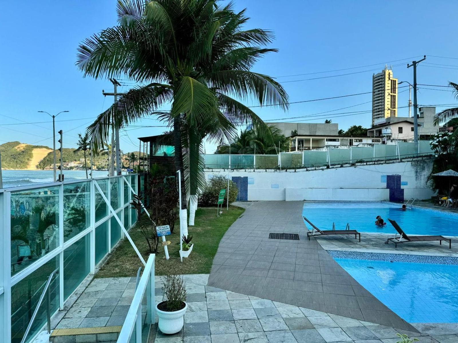 Edy Hospedagens Beira-Mar Flat 310 Com Vista Para O Morro Do Careca, Piscina E Localizacao Privilegiada Натал Екстериор снимка