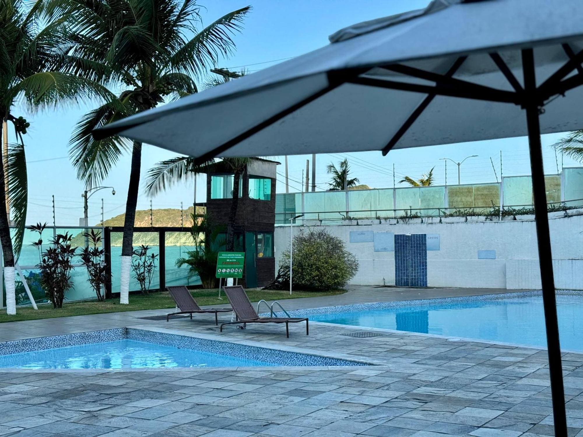 Edy Hospedagens Beira-Mar Flat 310 Com Vista Para O Morro Do Careca, Piscina E Localizacao Privilegiada Натал Екстериор снимка
