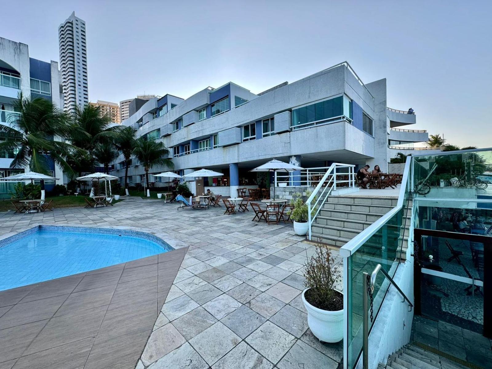 Edy Hospedagens Beira-Mar Flat 310 Com Vista Para O Morro Do Careca, Piscina E Localizacao Privilegiada Натал Екстериор снимка